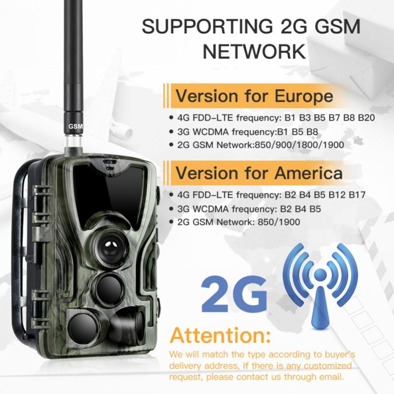 HC801M Hunting Camera 16MP 1080P Night Vision Trail Cam Trap 2G GPRS SMS/MMS/SMTP Surveillance Video/Camera Wild Camera
HC801M Hunting Camera 16MP 1080P Night Vision Trail Cam Trap 2G GPRS SMS/MMS/SMTP Surveillance Video/Camera Wild Camera