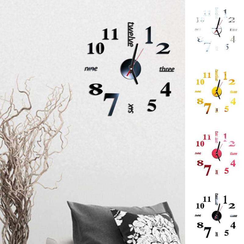 40cm 3D Wall Clock Modern Design DIY Acrylic Mirror Stickers Clock Living Room Bedroom Home Decor Large Silent Elreloj Mural D30
40cm 3D Wall Clock Modern Design DIY Acrylic Mirror Stickers Clock Living Room Bedroom Home Decor Large Silent Elreloj Mural D30