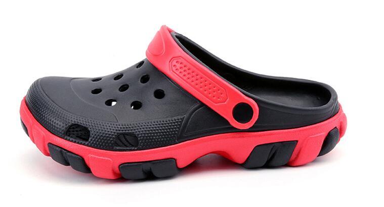 Hot Sale-Garden Clog Summer Beach Slipper Flat Breathable Outdoor Sandals Male Gardening shoe