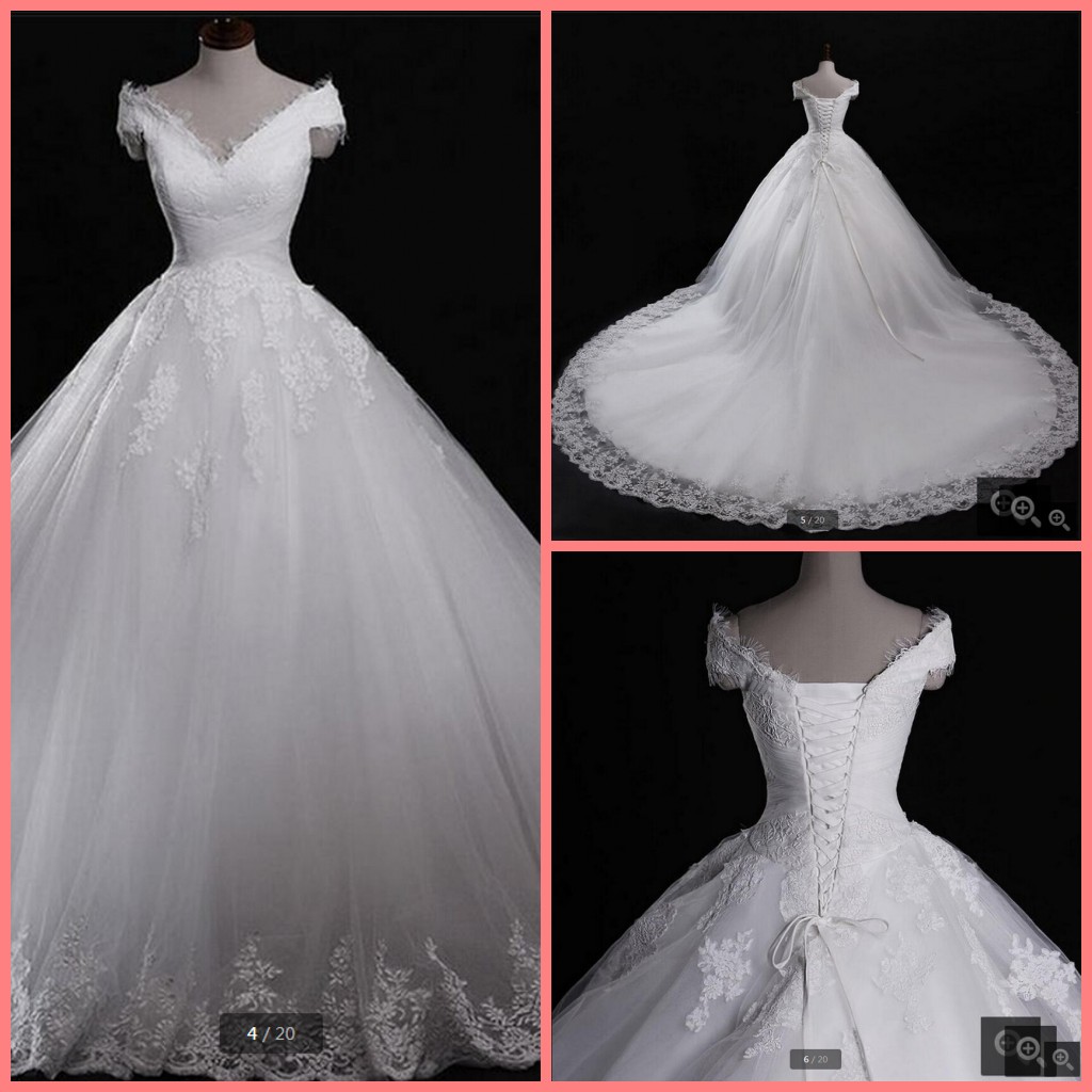Robe de mariage Real Pictures 2016 Ball Gown v neck short Sleeve Appliques Bridal Dresses vestido de noiva Lace Cheap Wedding Dress hot sale, Red
Robe de mariage Real Pictures 2016 Ball Gown v neck short Sleeve Appliques Bridal Dresses vestido de noiva Lace Cheap Wedding Dress hot sale, Red