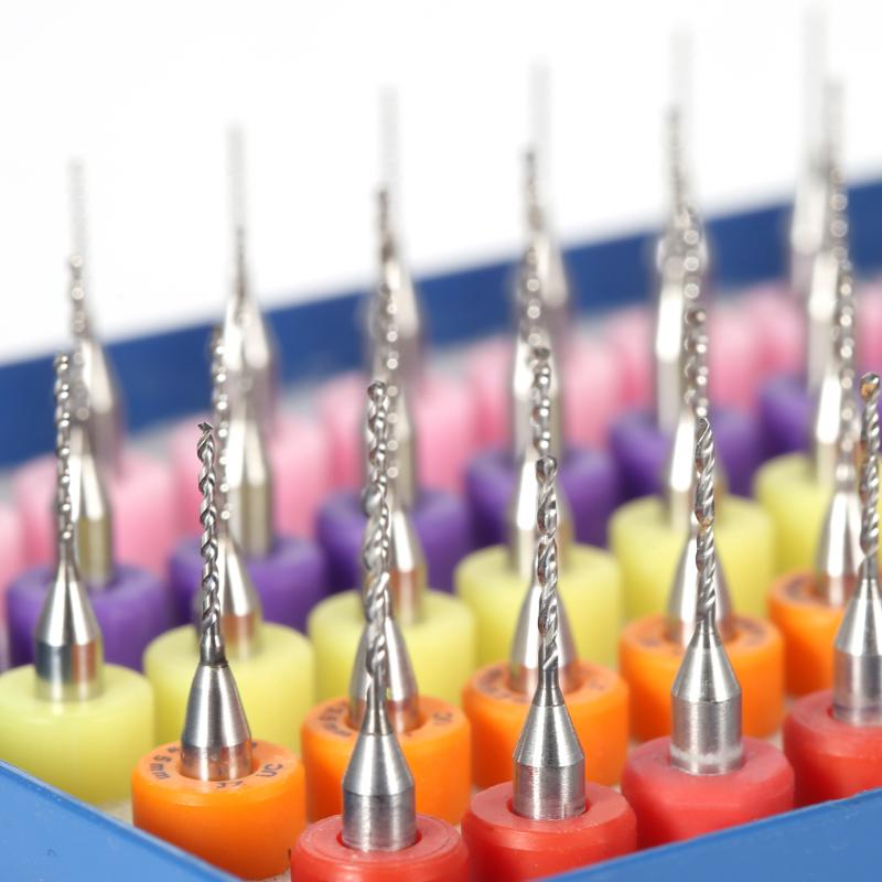 50pcs drill bits tools Tungsten Carbide Micro Drill Bits Set Engraving Tools for PCB Circuit Board 0.5-0.9mm/0.25-0.45mm
50pcs drill bits tools Tungsten Carbide Micro Drill Bits Set Engraving Tools for PCB Circuit Board 0.5-0.9mm/0.25-0.45mm