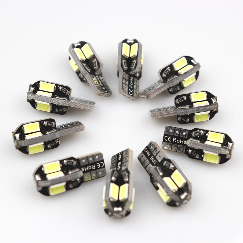 10pcs/lot T10 8 SMD 5630 LED Canbus Auto Parking Lights W5W 194 5730 LED License Lamp Car Wedge Tail Side Bulbs Reading Lamps, As pic
10pcs/lot T10 8 SMD 5630 LED Canbus Auto Parking Lights W5W 194 5730 LED License Lamp Car Wedge Tail Side Bulbs Reading Lamps, As pic