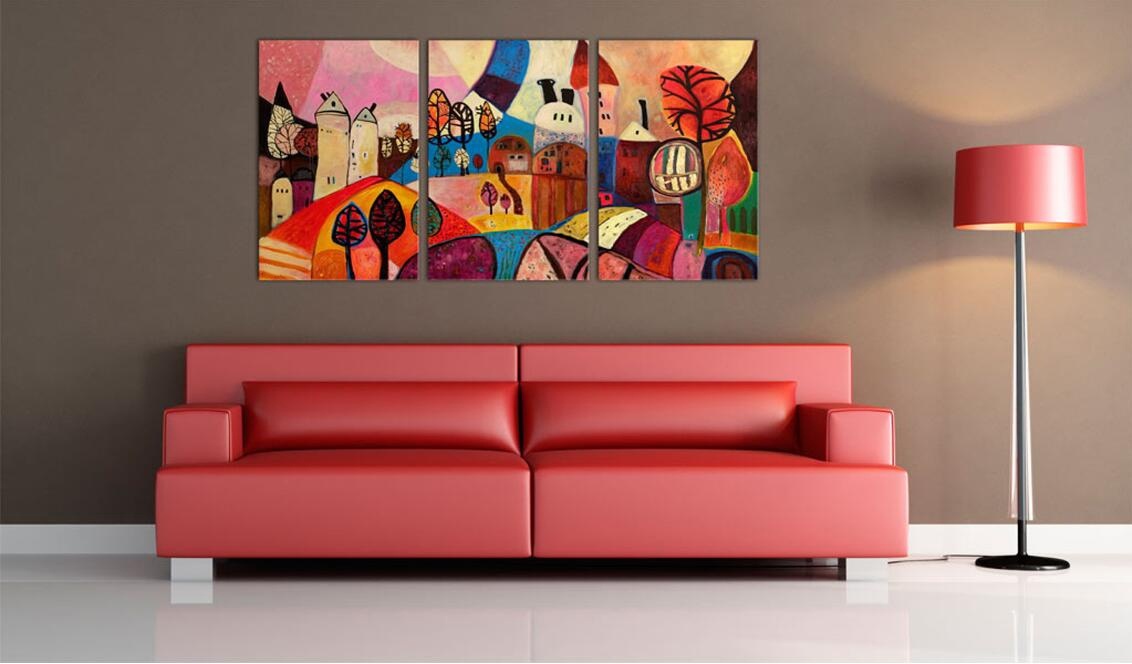 ( No Frame ) Canvas Print Modern Abstract Fairy Land Poster Home Wall Decor Painting Canvas Printing Art HD Print Painting
