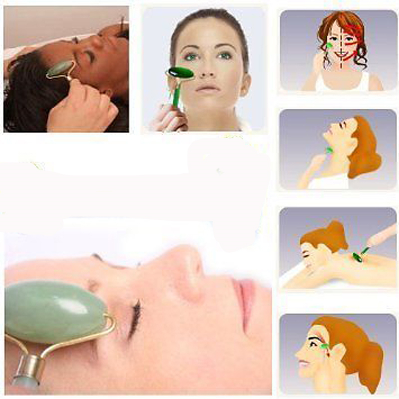 Hot Practicaln Women Lady Facial Relaxation Slimming Tool Jade Roller Massager Face Body Head Neck Foot Massaging