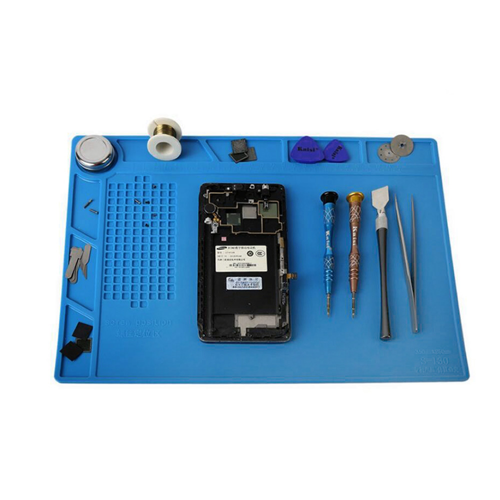 All Kinds Size Antistatic Heat Insulation Pad Thickening Silicone Working Mat Heat Gun Soldering Station Maintenance Platform
All Kinds Size Antistatic Heat Insulation Pad Thickening Silicone Working Mat Heat Gun Soldering Station Maintenance Platform