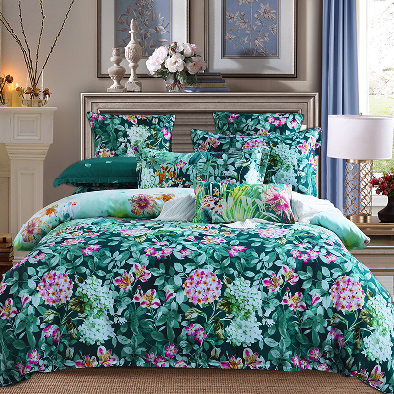 Classic Bedding set Flower and Plant printing Duvet cover sets bed pillowcases sheet set King size size
Classic Bedding set Flower and Plant printing Duvet cover sets bed pillowcases sheet set King size size