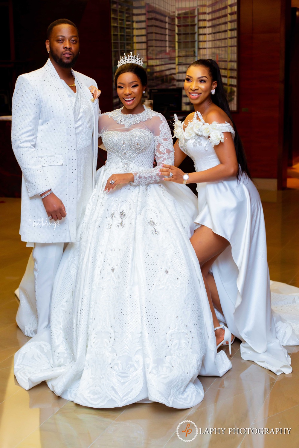 2020 Arabic Aso Ebi Plus Size Luxurious Lace Sexy Wedding Dresses Beaded Crystals Long Sleeves Bridal Dresses Sheer Neck Wedding Gowns ZJ234