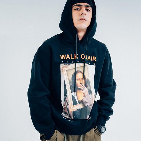 Mona Lisa Smoking Print Fleece Hooded Hoodies Pullover for Men Harajuku Hip Hop Streetwear Hoodie Sweatshirt Casual Hoody, Black
Mona Lisa Smoking Print Fleece Hooded Hoodies Pullover for Men Harajuku Hip Hop Streetwear Hoodie Sweatshirt Casual Hoody, Black