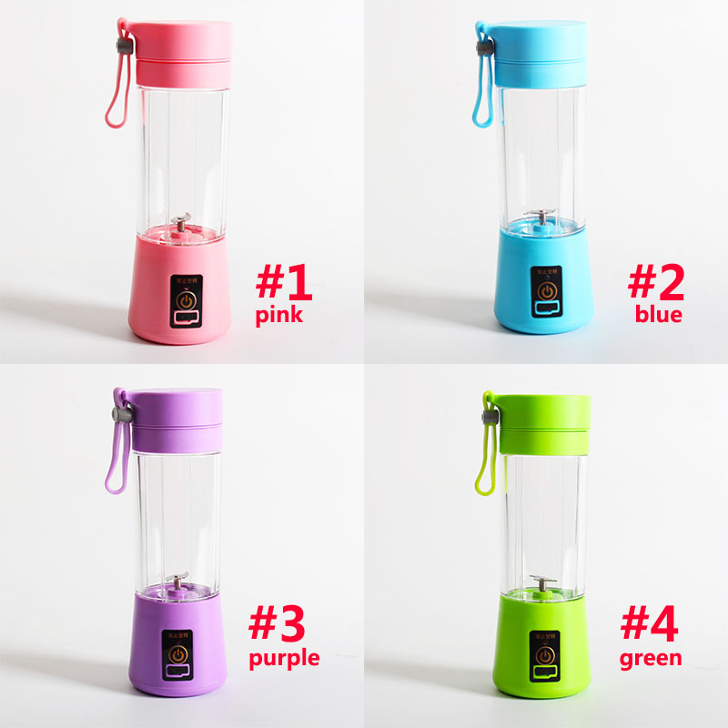 380Ml Personal With Travel Cup USB Portable Electric Blender Rechargeable Juicer Bottle Fruit Vegetable Kitchen Tools Mhy080-Wyy