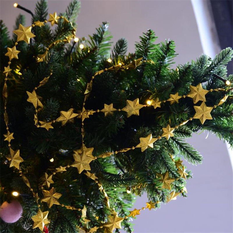 Explosion models gold stars Christmas bells five-pointed star line bead string Christmas accessories stage flowers arrangement
Explosion models gold stars Christmas bells five-pointed star line bead string Christmas accessories stage flowers arrangement