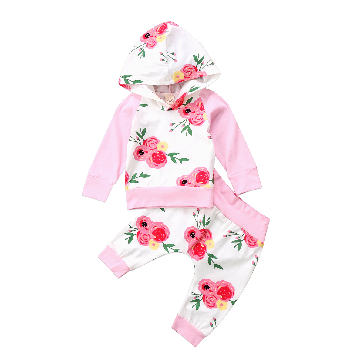 2PCS Toddler Baby Girls Clothes Set Long Sleeve Floral T-Shirt Tops Long Pants Leggings Outfits Clothes Set, Pink
2PCS Toddler Baby Girls Clothes Set Long Sleeve Floral T-Shirt Tops Long Pants Leggings Outfits Clothes Set, Pink