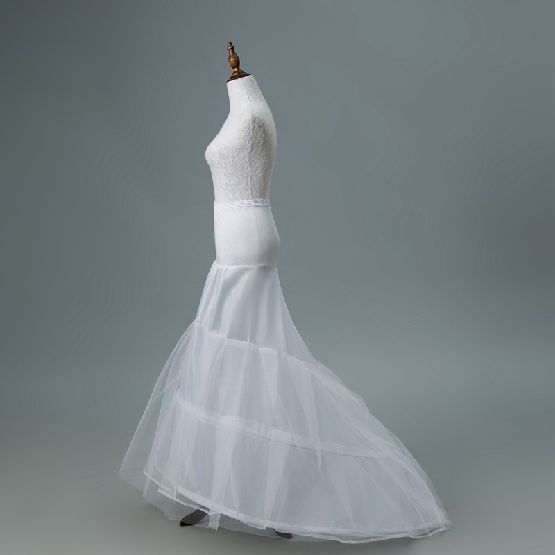 New Adjustable Size Tulle White 2 Hoops Petticoats for Wedding Dress Long Trailing Enaguas Para Vestidos Mujer
New Adjustable Size Tulle White 2 Hoops Petticoats for Wedding Dress Long Trailing Enaguas Para Vestidos Mujer