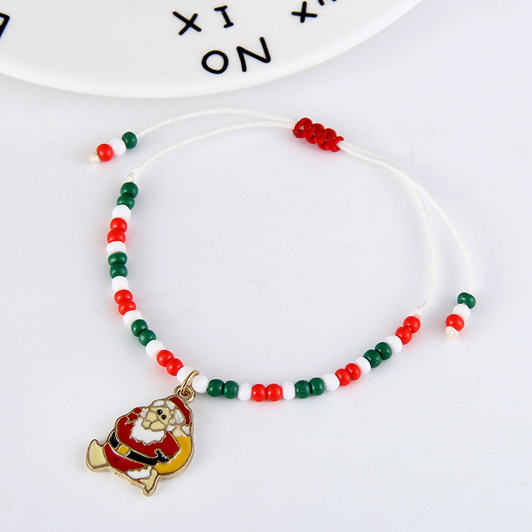 New Style Handmade Christmas Celebration Gift Seed Beads Link Bracelet Jewelry Enamel Cool Snowman Charm Bracelets
New Style Handmade Christmas Celebration Gift Seed Beads Link Bracelet Jewelry Enamel Cool Snowman Charm Bracelets