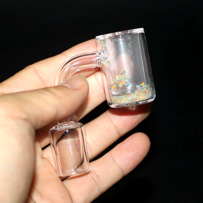 Colorful Thermochromic Quartz Banger Nails sand color Changing double banger Male female 14mm 18mm quartz bangers for Glass Bong Dab Rig
Colorful Thermochromic Quartz Banger Nails sand color Changing double banger Male female 14mm 18mm quartz bangers for Glass Bong Dab Rig