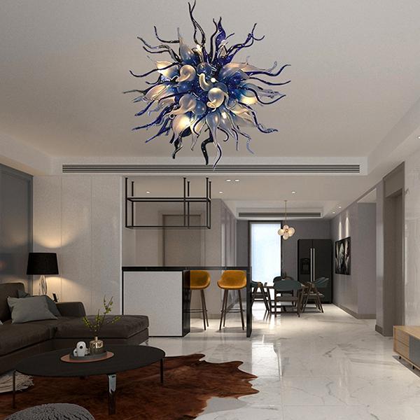 Contemporary Ball Chandelier 36inch Hand Blown Glass Light Modern LED Crystal Chandelier for Bedroom Living Dining Room Home Interior
Contemporary Ball Chandelier 36inch Hand Blown Glass Light Modern LED Crystal Chandelier for Bedroom Living Dining Room Home Interior