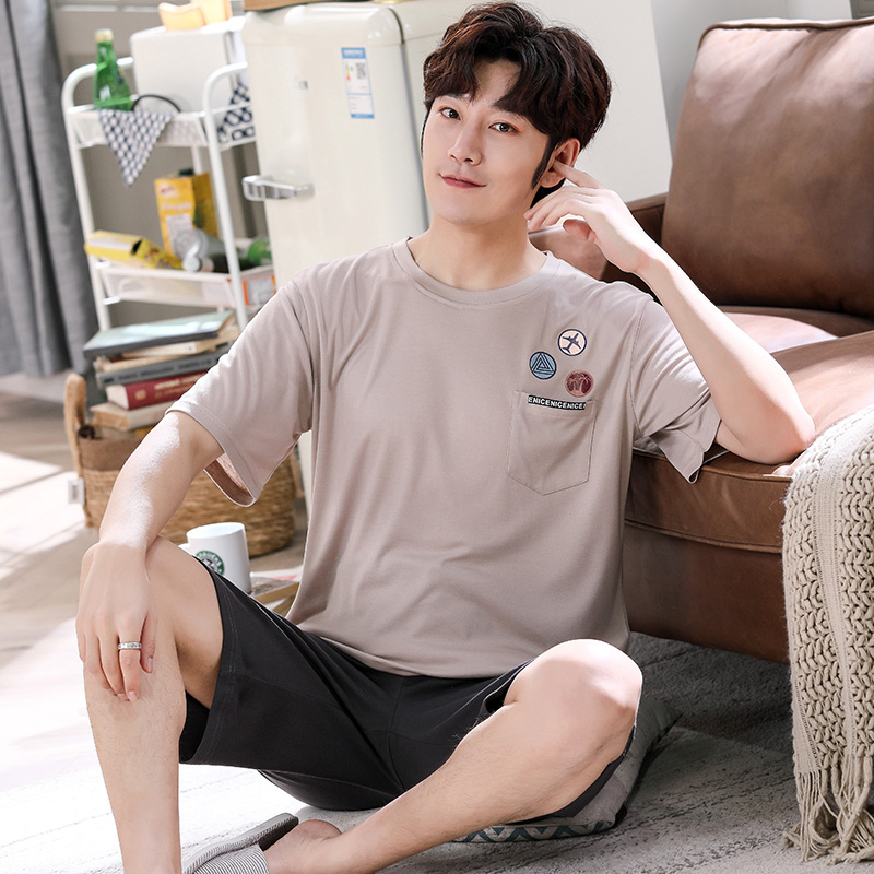 Pullover Short Sleeve Pants Pajama PURE Cotton Summer Boy Man Jammies O-Neck Home Cozy Casual Sleepwear Nightwear Pyjamas HDE, Hde-t8803
Pullover Short Sleeve Pants Pajama PURE Cotton Summer Boy Man Jammies O-Neck Home Cozy Casual Sleepwear Nightwear Pyjamas HDE, Hde-t8803