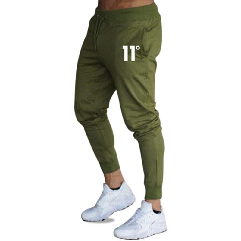 UK Mens Casual Slim Fit Tracksuit Sports Gym Skinny Joggers Sweat Foot Pants Trousers