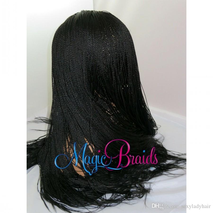 200density full senegalese twist wig free part twist braids lace front wig for black Women Full Hand Made Twist Lace Wig