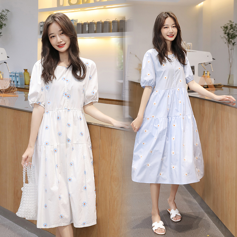 817# Maternity Dress Nursing lactation Summer Cotton Short Sleeve Loose Stylish Dress for Pregnant Women Mom, White
817# Maternity Dress Nursing lactation Summer Cotton Short Sleeve Loose Stylish Dress for Pregnant Women Mom, White