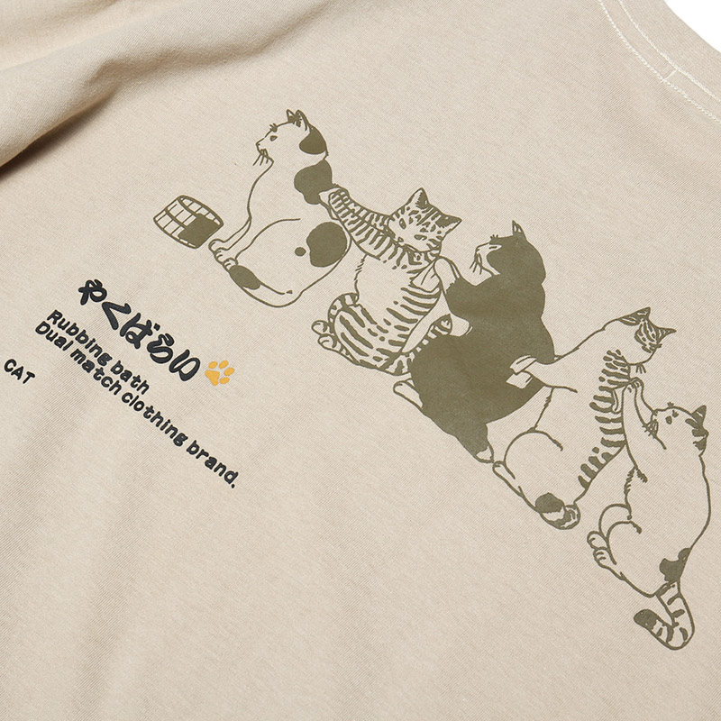 2020 Men Hip Hop T Shirt Streetwear Japanese Kanji Harajuku Funny Cat T-Shirt Summer Short Sleeve Tops Tees Cotton Print Tshirts