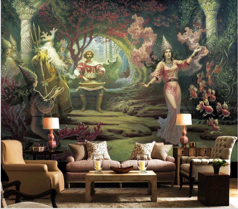 Custom wall stickes photo Underwater mythological character song and dance TV background wall homedecor murals wallpaper for walls 3 d, Non-woven wallpaper
Custom wall stickes photo Underwater mythological character song and dance TV background wall homedecor murals wallpaper for walls 3 d, Non-woven wallpaper