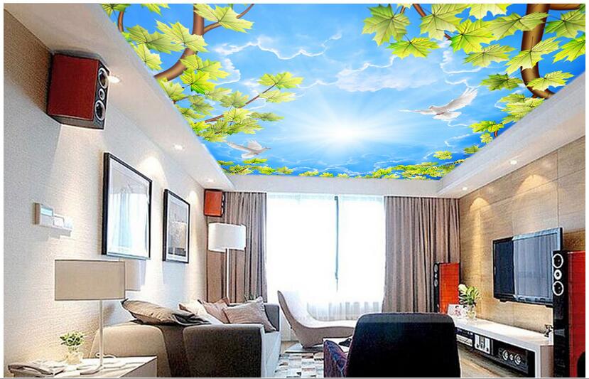 3d ceiling murals wallpaper custom photo Sun, blue sky, dove leaves living room home decor 3d wall mural wallpaper for walls 3 d, Non-woven
3d ceiling murals wallpaper custom photo Sun, blue sky, dove leaves living room home decor 3d wall mural wallpaper for walls 3 d, Non-woven