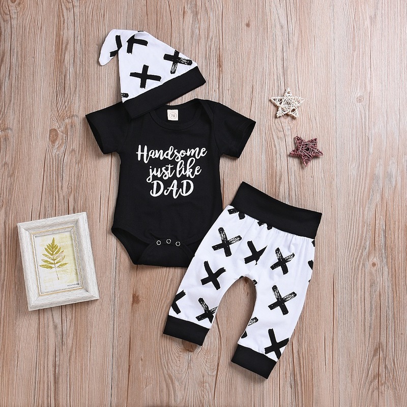 2020 Boy Set 0-24M 3Pcs Newborn Baby Boys Cotton Top Romper Pants Leggings Outfits Clothes, Fh43-1
2020 Boy Set 0-24M 3Pcs Newborn Baby Boys Cotton Top Romper Pants Leggings Outfits Clothes, Fh43-1