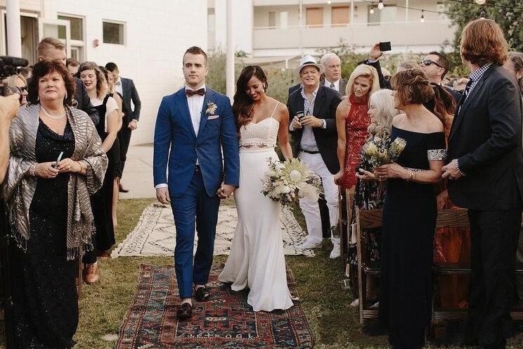 two pieces bohemia wedding dresses sexy spaghetti straps lace mermaid fitted chiffon wedding bridal gowns long wedding gowns