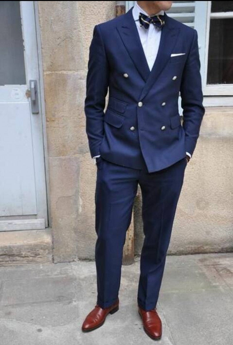 Popular Double-Breasted Groomsmen Peak Lapel Groom Tuxedos Groomsmen Best Man Suit Mens Wedding Suits Bridegroom (Jacket+Pants+Tie) B278, Same as image
Popular Double-Breasted Groomsmen Peak Lapel Groom Tuxedos Groomsmen Best Man Suit Mens Wedding Suits Bridegroom (Jacket+Pants+Tie) B278, Same as image