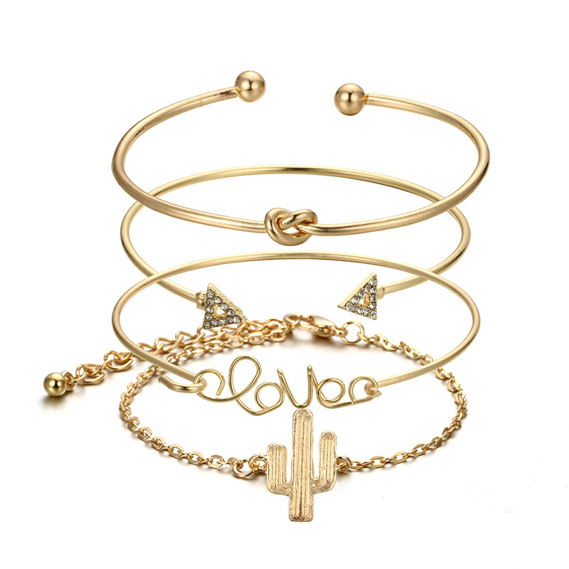 Popular Cactus Geometric Triangle Bracelet and Ladies Bracelet Bohemian Adjustable Multilayer Silver Bohemian Jewelry
Popular Cactus Geometric Triangle Bracelet and Ladies Bracelet Bohemian Adjustable Multilayer Silver Bohemian Jewelry