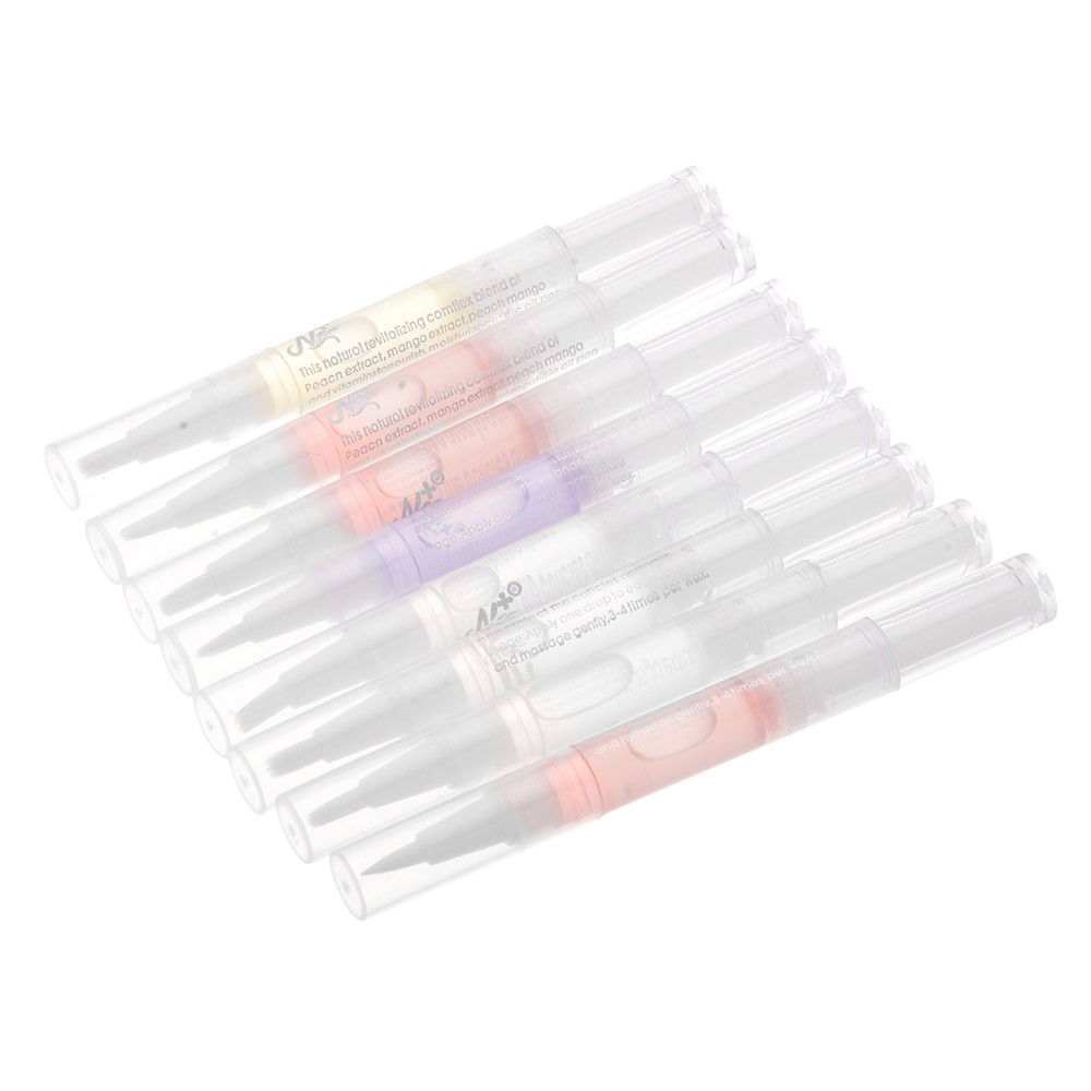 8Pcs Nail Nutrition Oil Pen Nail Art Treatment Cuticle Revitalizer Oil Prevent Agnail Nail Polish Nourish Skin Different Flavors - view 6