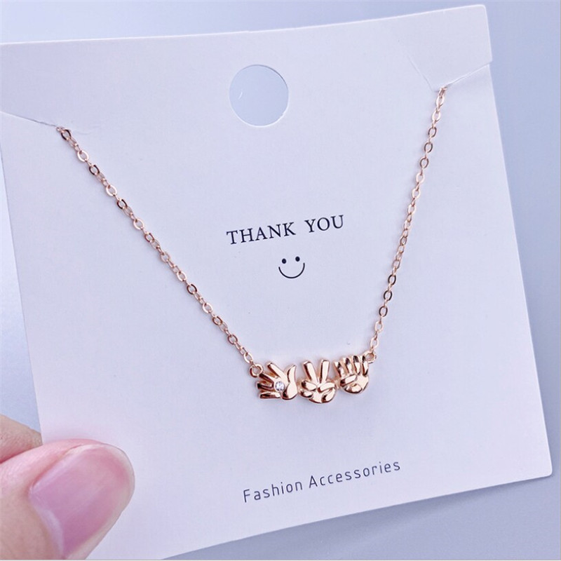Rock Paper Scissors Pendant Necklace 520 I Love You Rose Gold Sliver Creative Necklaces Christmas Present Korean Fashion Jewelry
Rock Paper Scissors Pendant Necklace 520 I Love You Rose Gold Sliver Creative Necklaces Christmas Present Korean Fashion Jewelry