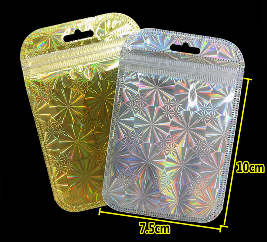 300pcs/lot Laser gold/silver aluminum foil bag self sealing plastic jewelry data line storage bags baggies package 
300pcs/lot Laser gold/silver aluminum foil bag self sealing plastic jewelry data line storage bags baggies package