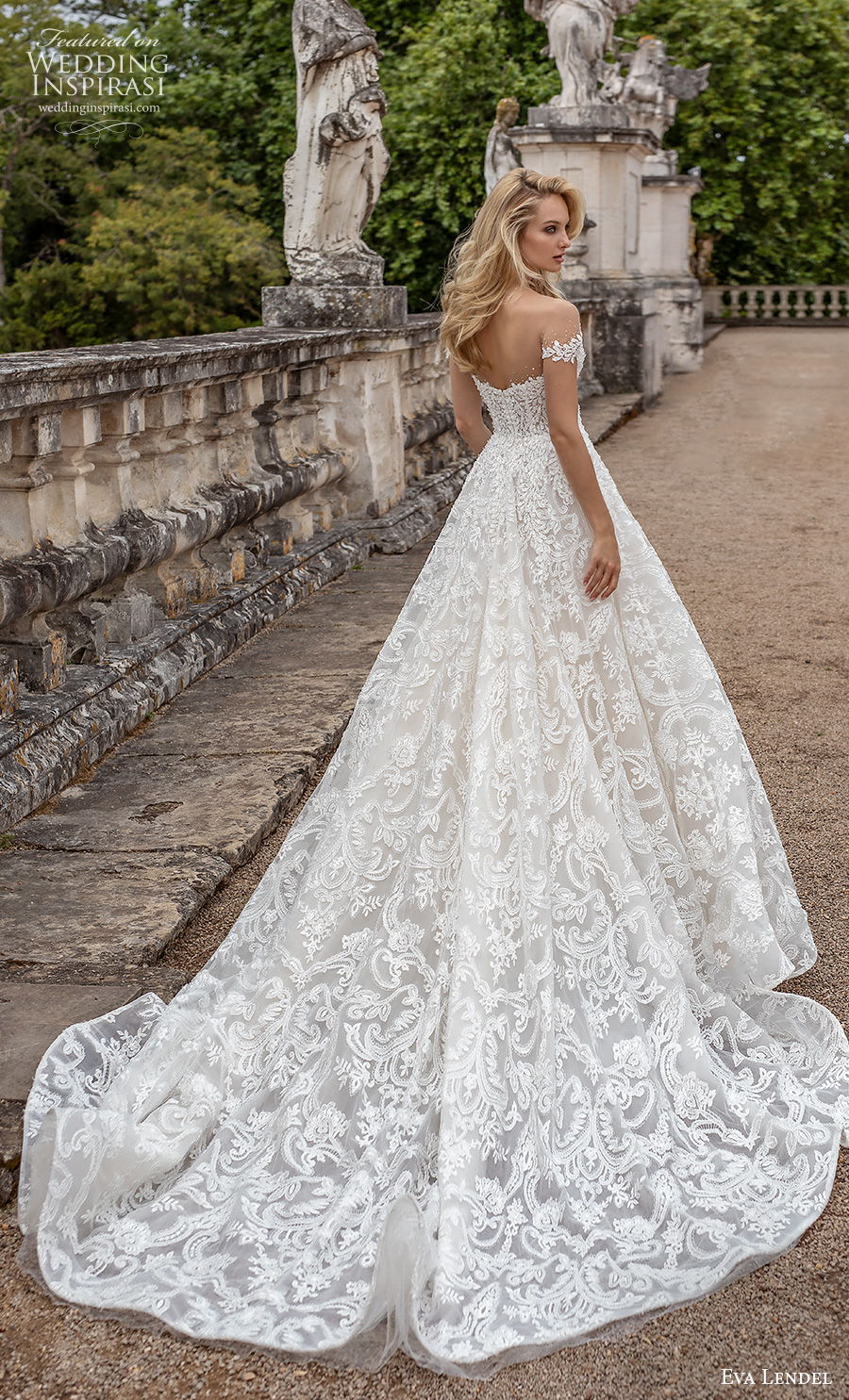 2020 Eva Lendel Bohemian Wedding Dresses Off The Shoulder Lace Apliques A Line Beach Wedding Dress Sweep Train Boho Vestidos De Novia
