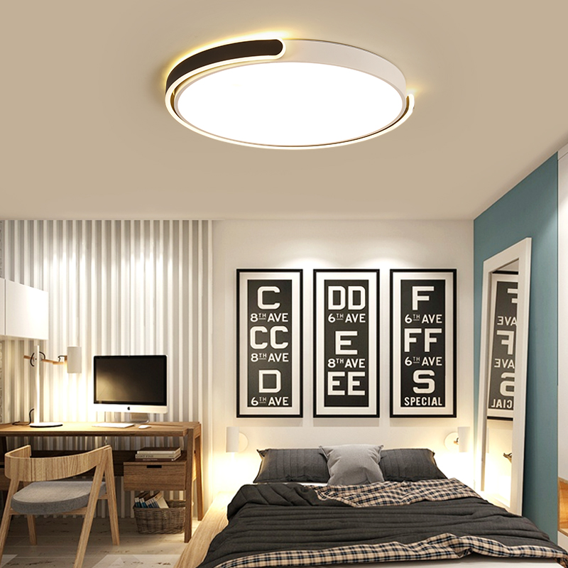 Ultra-thin round led Ceiling Lights living room modern minimalist atmosphere bedroom lamp balcony room lamps Study room fixtures