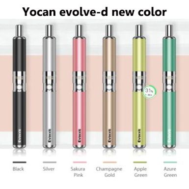 Authentic Yocan Evolve-D Kit Evolve Kits Dry Herb E-cigarette Vaporizer Dual Coil 5 Colors Vape Pen Plus, Multi
Authentic Yocan Evolve-D Kit Evolve Kits Dry Herb E-cigarette Vaporizer Dual Coil 5 Colors Vape Pen Plus, Multi