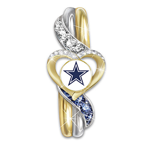 Cowboy Jewelry Set Love Diamond Entangled Ring Engagement Rings For Women Wedding Jewelry Wedding Rings Accessory Necklace Ring Earrings