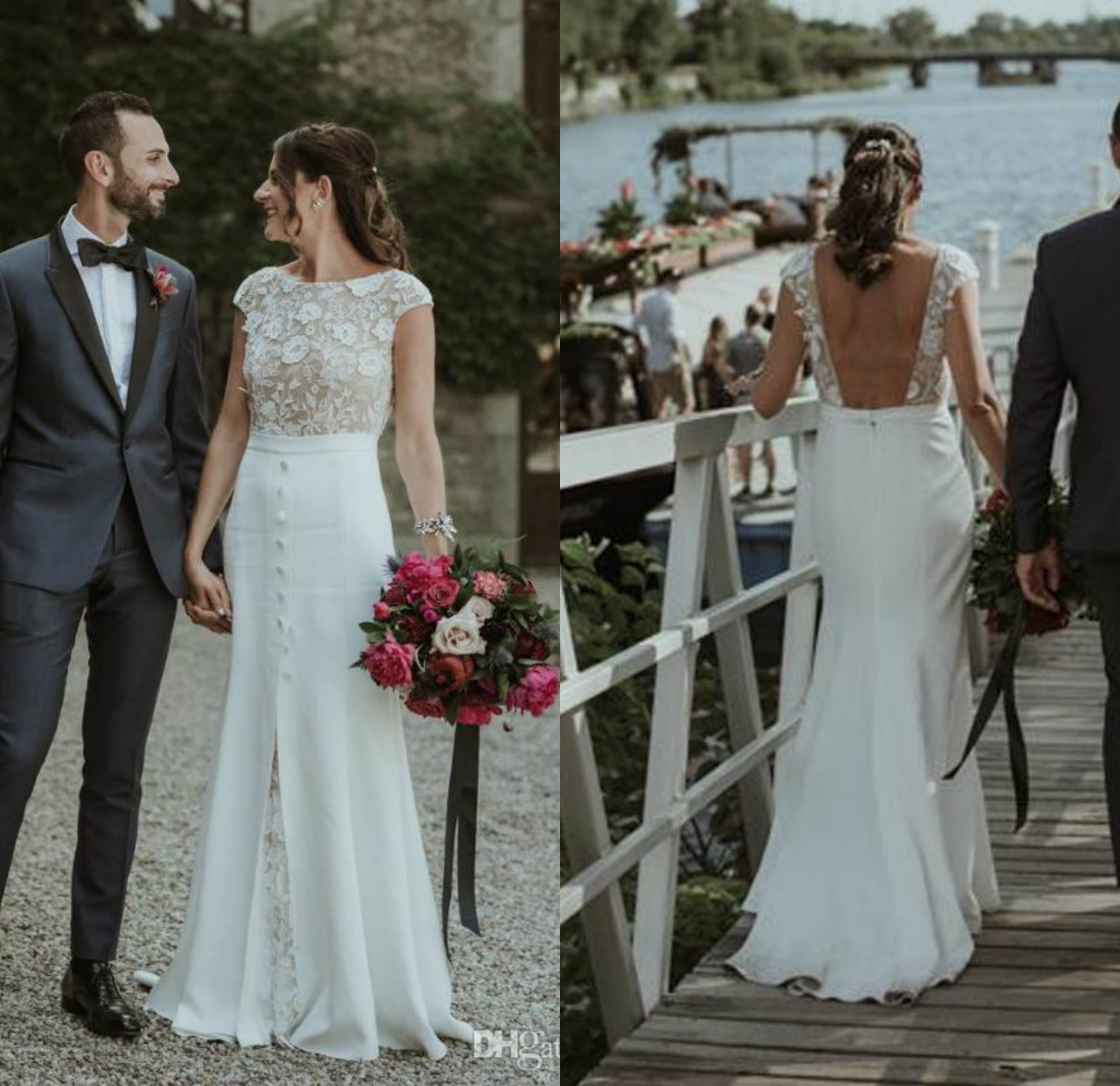 2019 Mermaid Wedding Dresses Jewel Neck Lace Appliqued Sexy Backless Vestidos De Novia Custom Made Country Wedding Dress Bridal Gowns, Silver
2019 Mermaid Wedding Dresses Jewel Neck Lace Appliqued Sexy Backless Vestidos De Novia Custom Made Country Wedding Dress Bridal Gowns, Silver