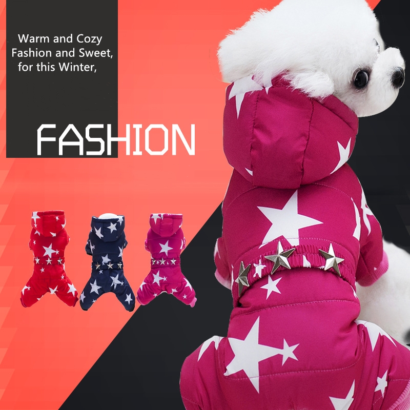 2020 Star Style Winter Puppy Dog Coats Pet Cute casual dog clothes Warm Fleece Padded Pet Clothes Apparel Clothing for Pomerania Poodles
2020 Star Style Winter Puppy Dog Coats Pet Cute casual dog clothes Warm Fleece Padded Pet Clothes Apparel Clothing for Pomerania Poodles