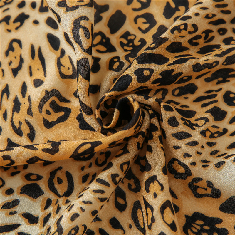 Large Scarves for Women Faux Cashmere Wnter Poncho Fashion Leopard Scarf Female Shawl Women's Tippet Leopard Pashmina