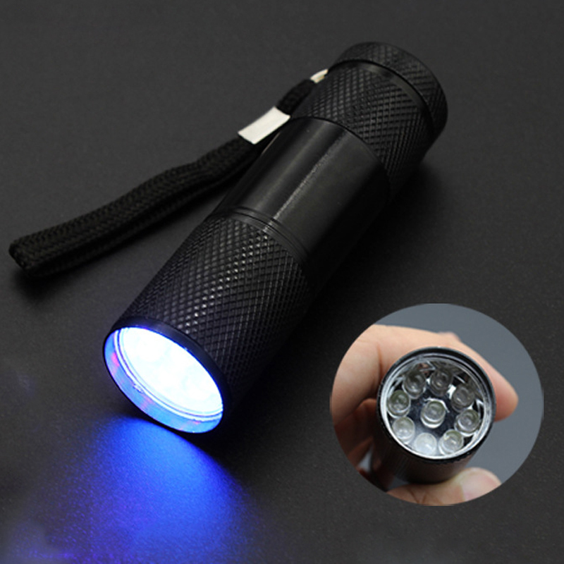 9 LED Aluminium Flashlight Mini Portable 395-400NM Ultra Violet Blacklight Flashlight Torch Light Without Battery 5 Colors DS0562 CY
9 LED Aluminium Flashlight Mini Portable 395-400NM Ultra Violet Blacklight Flashlight Torch Light Without Battery 5 Colors DS0562 CY