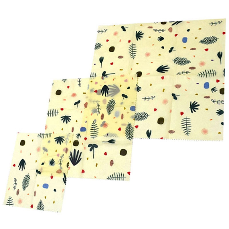3Pcs Beeswax Wrap Fresh Cloth Instead Of Cling Film Free Packaging Wrap Reusable Grade For Sandwich Snack Fruit Cheese
3Pcs Beeswax Wrap Fresh Cloth Instead Of Cling Film Free Packaging Wrap Reusable Grade For Sandwich Snack Fruit Cheese
