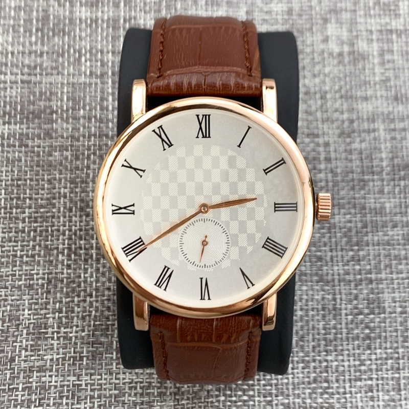 2020 Brown Leather Top luxury watches Fashion quartz Men watch Simple male Rose Gold Japan Movement clock Man Business new casual Wristwatch, Slivery;brown
2020 Brown Leather Top luxury watches Fashion quartz Men watch Simple male Rose Gold Japan Movement clock Man Business new casual Wristwatch, Slivery;brown