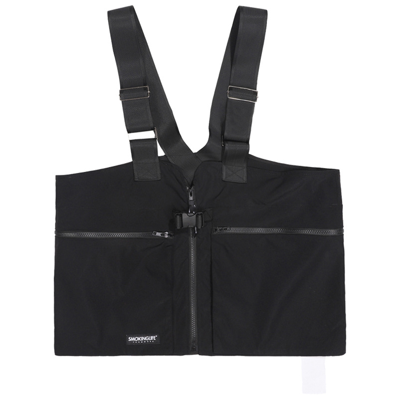 New Male Multi-Pockets Tooling Strap Vest Outerwear Coat Men Streetwear Hip Hop Cargo Vest Function Waistcoat Jacket, Hb06
New Male Multi-Pockets Tooling Strap Vest Outerwear Coat Men Streetwear Hip Hop Cargo Vest Function Waistcoat Jacket, Hb06