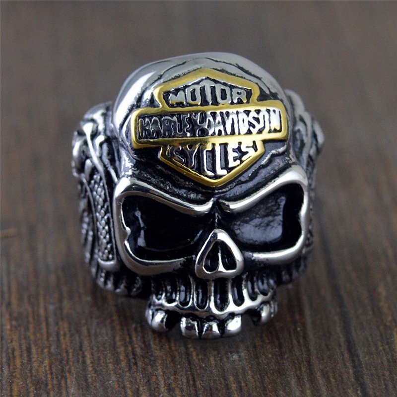 Wholesale-Domineering Vintage Ring Harley Shield Ring Luxury Designer Jewelry Personality Rock Punk Men's Ring Free Shipping
Wholesale-Domineering Vintage Ring Harley Shield Ring Luxury Designer Jewelry Personality Rock Punk Men's Ring Free Shipping