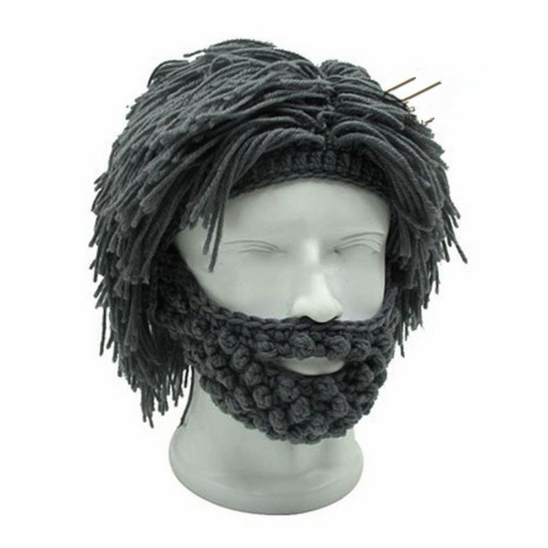 Wig Beard Hats Mad Scientist Caveman Handmade Knit Warm Winter Caps Men Women Halloween Gifts Funny Beanies Party Supplies
Wig Beard Hats Mad Scientist Caveman Handmade Knit Warm Winter Caps Men Women Halloween Gifts Funny Beanies Party Supplies