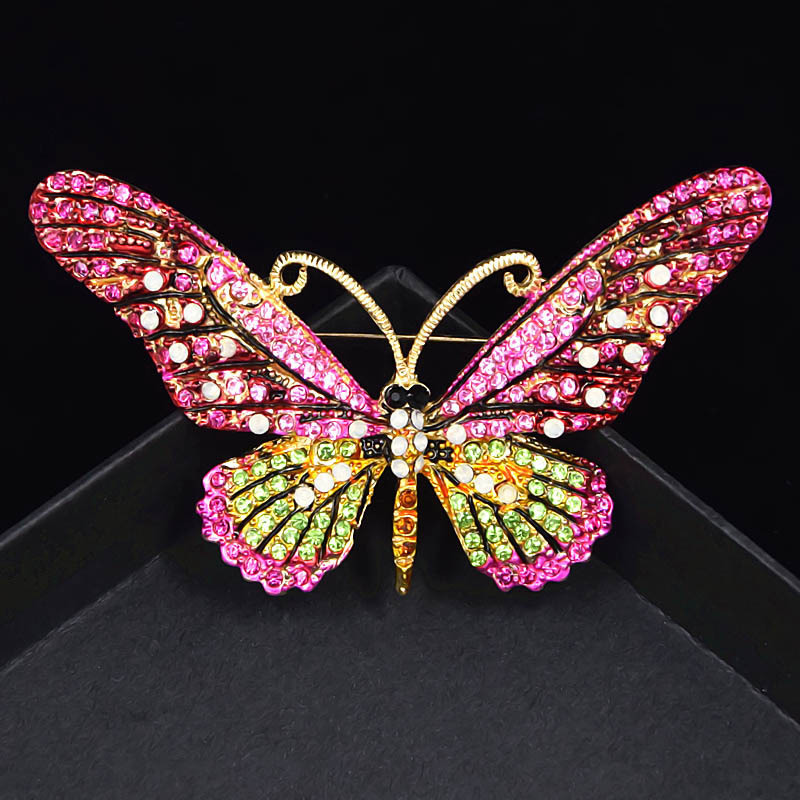 Colorful Luxurious Rhinestone Will Butterfly Brooch Coloured Drawing Or Pattern Drops Of Oil All-match Clothes Accessories Jewelry Brooch
Colorful Luxurious Rhinestone Will Butterfly Brooch Coloured Drawing Or Pattern Drops Of Oil All-match Clothes Accessories Jewelry Brooch