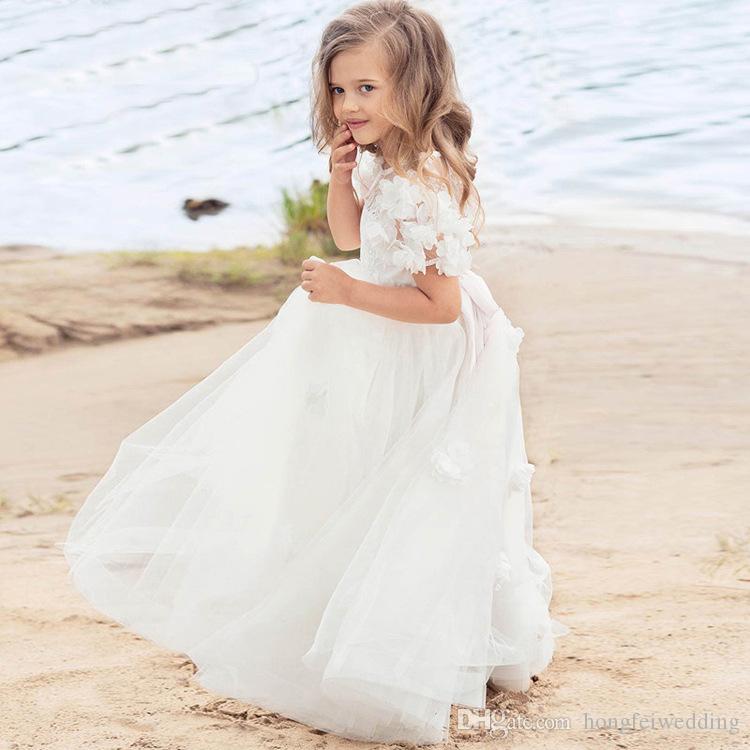 Elegant White And Blue Toddler Flower Girl Dresses Lace Tulle Ribbon First Communion Dress Hand Made Flowers Gown
Elegant White And Blue Toddler Flower Girl Dresses Lace Tulle Ribbon First Communion Dress Hand Made Flowers Gown
