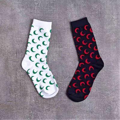 New designer full print mens socks middle length moons pattern tide women socks, Black
New designer full print mens socks middle length moons pattern tide women socks, Black