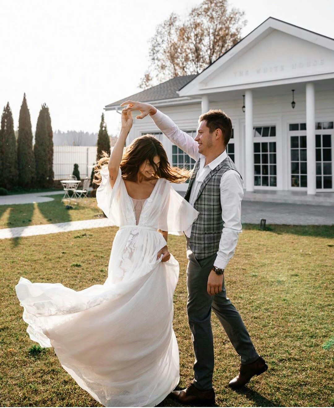 bohemian country wedding dress v neck lace appliqued vestido de noiva plus size beach boho a line wedding dresses bridal gowns